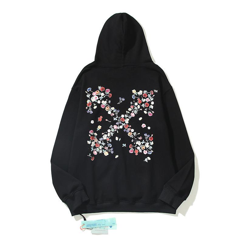 OFF-WHITE Unisex Hoodie aus Baumwoll-Frottee - Trendig & Hochwertig