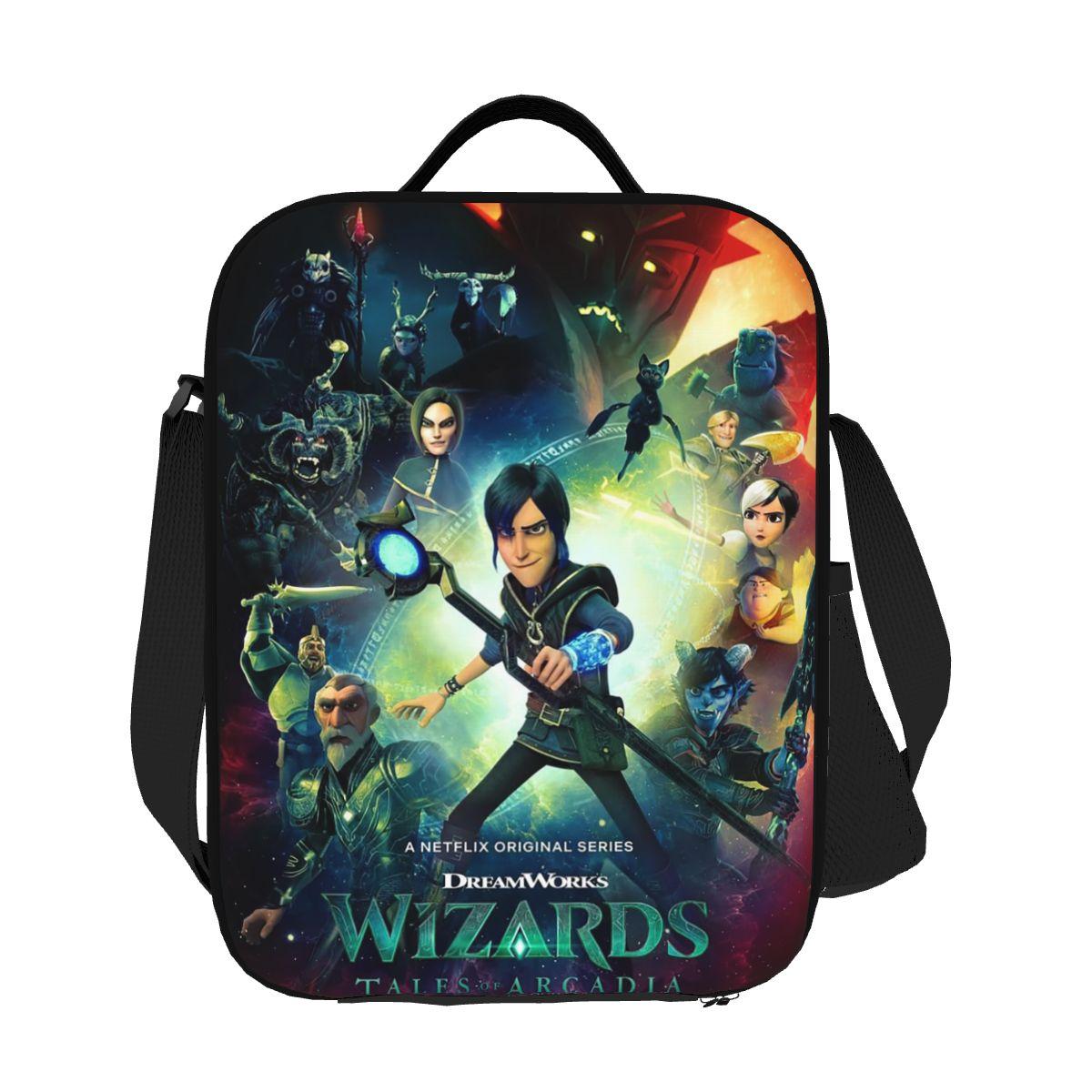 Cartoon TrollHunters Insulated Lunch Bag for Women Children Portable Food Boxes Thermal Lunch Box Tote One Size