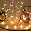 Cutie Baterie Tip Pastilă Șir de Lumini Decorațiune Cameră Petrecere de Sărbători de Crăciun Lumină Camping Exterior Modelare Decorativă Agățat