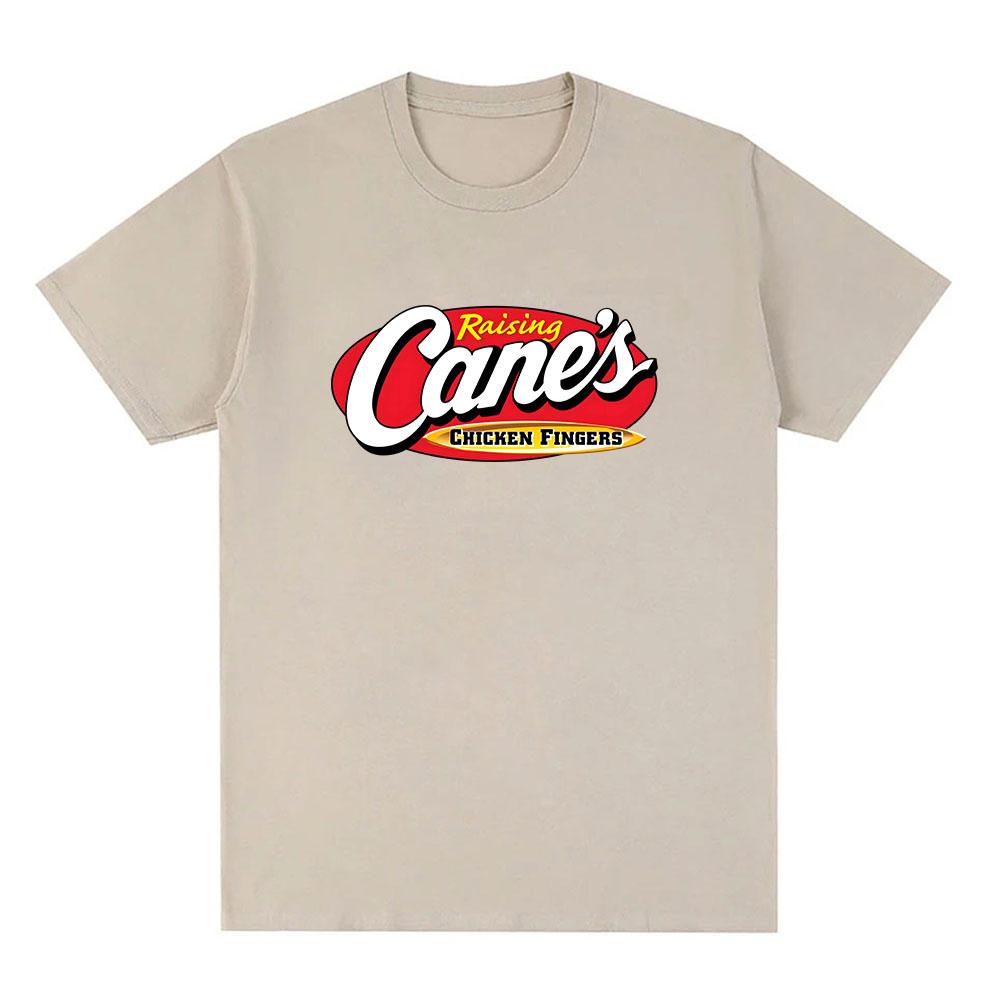 

Raising Canes Chicken Fingers Print T-shirt Cotton Short Sleeve Fashion Tshirts Unisex Streetwear Graphic Clothing M