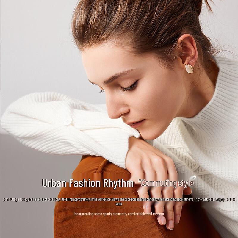 Navigare Women's 100% Wool Mock Neck Sweater