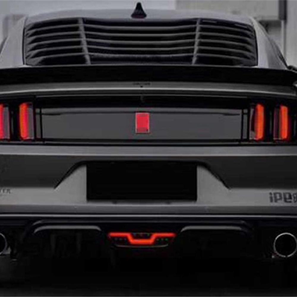 Car LED Reflector Rear Fog Lamp Brake Light Backup Lamp Rear Bumper Light for Ford Mustang 2015 2016 2017 2018 2019 2020
