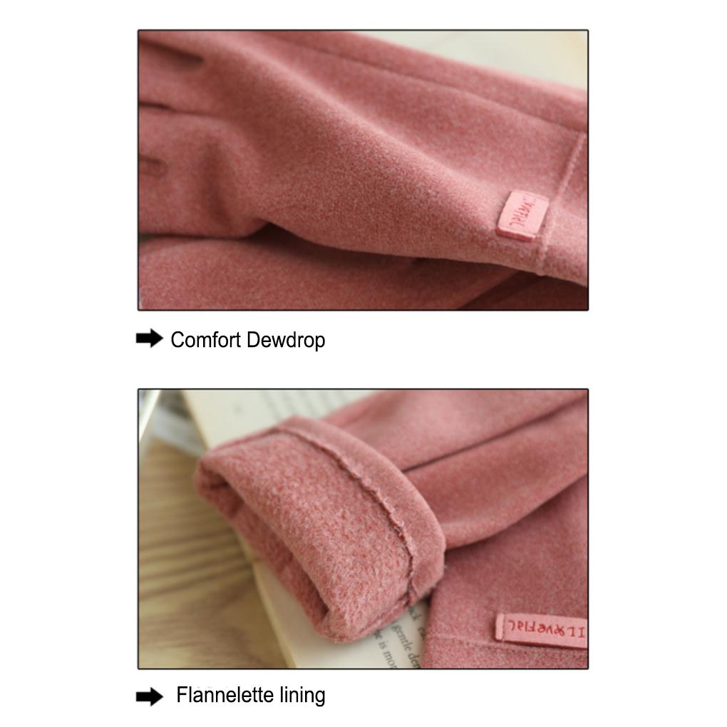 1 Pair Winter Warming Glove Thermal Comfortable Gloves Thickened Soft Elastic Screen Mittens Sporting Supply