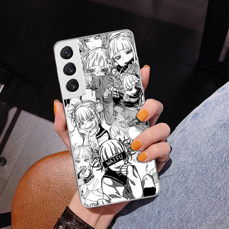 Himiko Toga Waifu Anime Phnoe Case for Samsung Galaxy S26 S25 Edge S23 S24 Ultra S22 Plus S21 S20 FE Unique Cover Soft Coque Gal