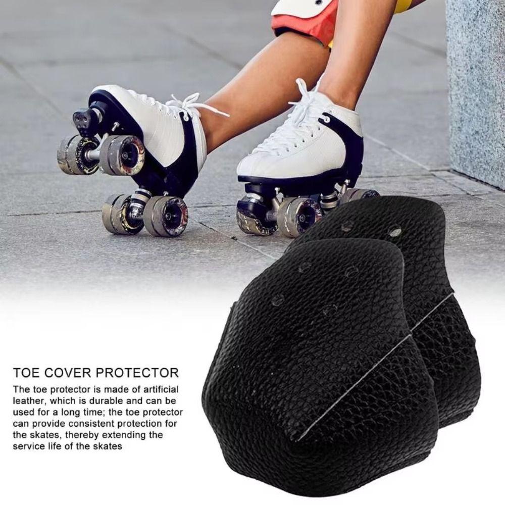 Leather Guard Skate Toe Caps Anti-friction Skating Cover Protectors Outdoor Sports
