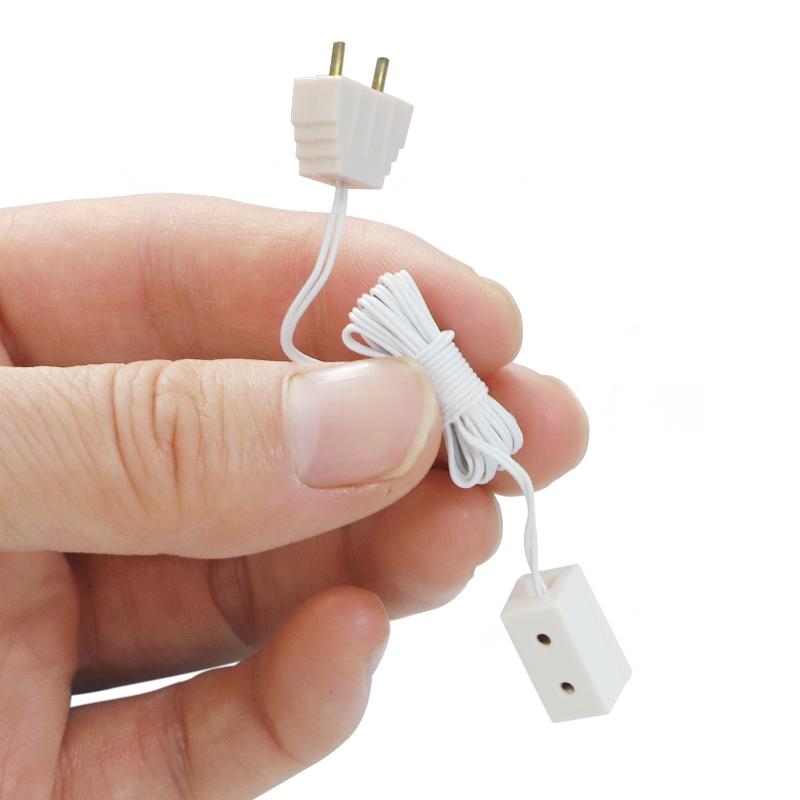 4Pcs 1/12 Dollhouse Decorative Lamp Transformer Socket Connection Line Model Home Appliances Accessories Kid Pretend Play Toys