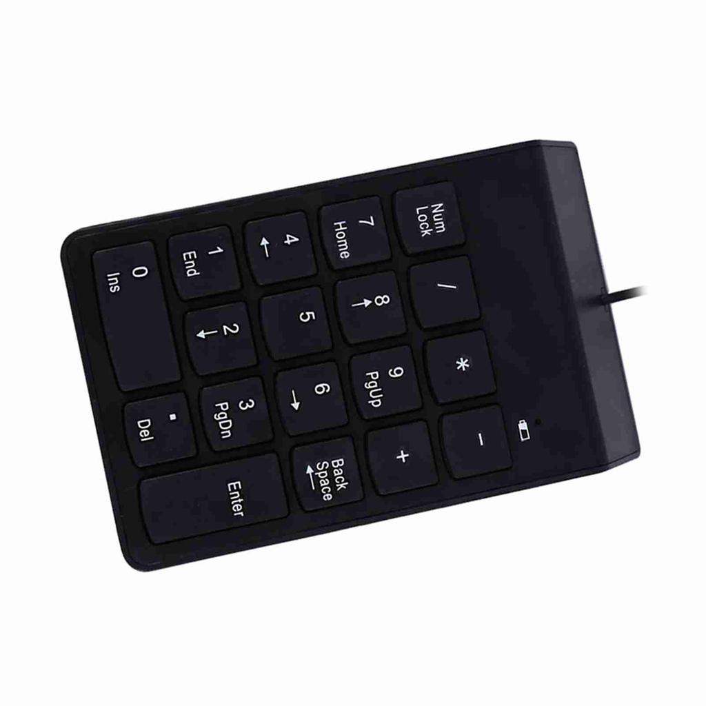 USB Numeric Keypad Mini Number Pad Numpad 18 Keys Keyboard for Laptop Desktop PC Pro