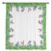 Easter Grass Bunny Eggs Tulle Curtains For Living Room Kitchen Sheer Voile Curtain Bedroom Window Panels