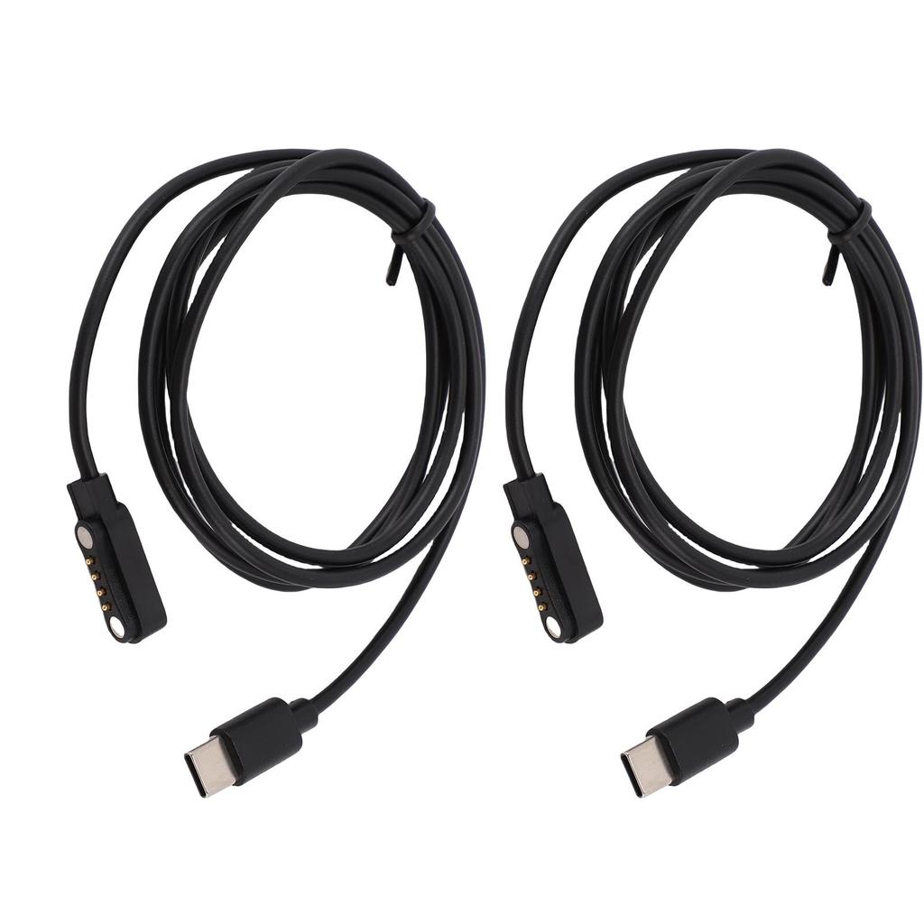 2Pcs Voice Recorder   Cable Fit for   Note AI Recorder Magnetic Charging Cable 1m Black