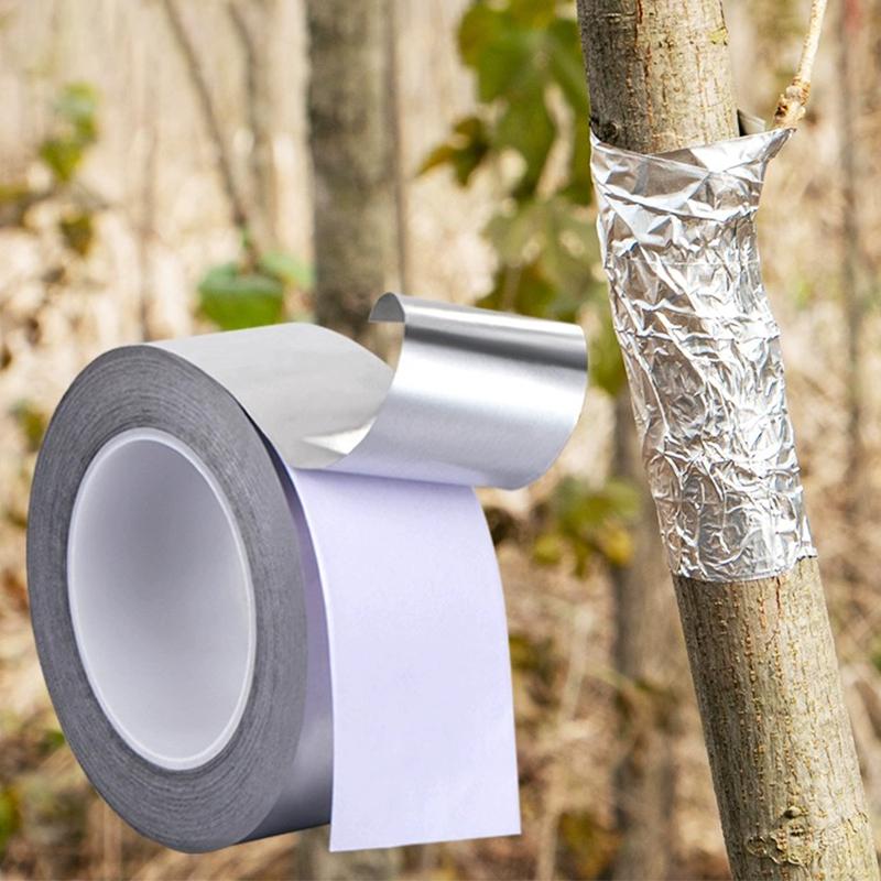 Aluminium Foil Tape Silver Heat Resistant Leakproof Adhesives Patching Repair Anti-Leakage Duct Tape Kitchen Waterproof Stickers