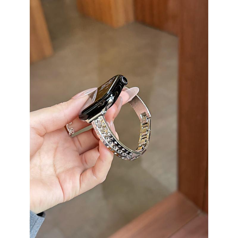 Nice Bling Metal bracelet For Apple Watch Series 11/10/9/8/7/6/5/SE3 40mm 41mm 42mm 44mm 45mm 46mm Strap