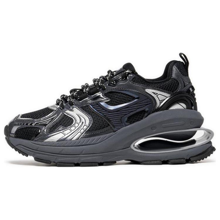 

Новые кеды LiNing Project* C+ амортизация, износостойкие низкие кеды для скейтборда женские черно-серые AGCT134-1 37