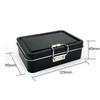 Flip Cover Buckle Iron Box Metal Solid Color Fishing Craft Storage Tin Multifunctional Durable Fishhook Organizer Case