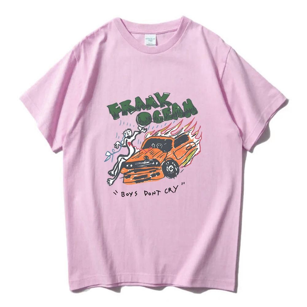 Frank O-ocean Blond R&B Music T Shirts MEN Cool Fashion Tshirts 100% Cotton T-shirts Spring Short Sleeve Comfortable Tee-shirt