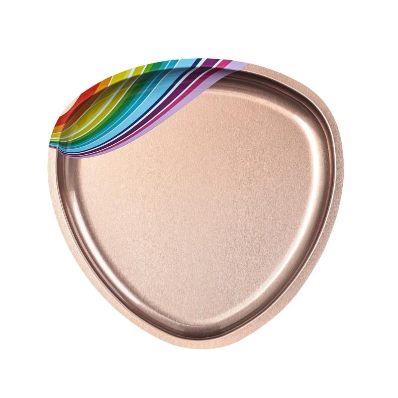 

Satinless Steel Jewelry Tray Makeup Cosmetic Organizer Manicure Tool Storage Tray Trinket Tray for Home Nail Salon Use