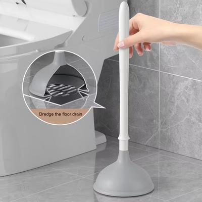 Toilet Plunger Heavy Duty Force Cup Toilet Bowl Plunger with Long Handle Bathroom