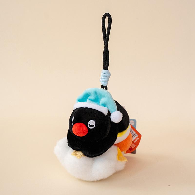 10cm INS Hot Pingu Plush Toy Lovely Stuffed Black Penguin Plushies Kawaii Animal Huggable Doll Birthday Gifts Girl Home Decor