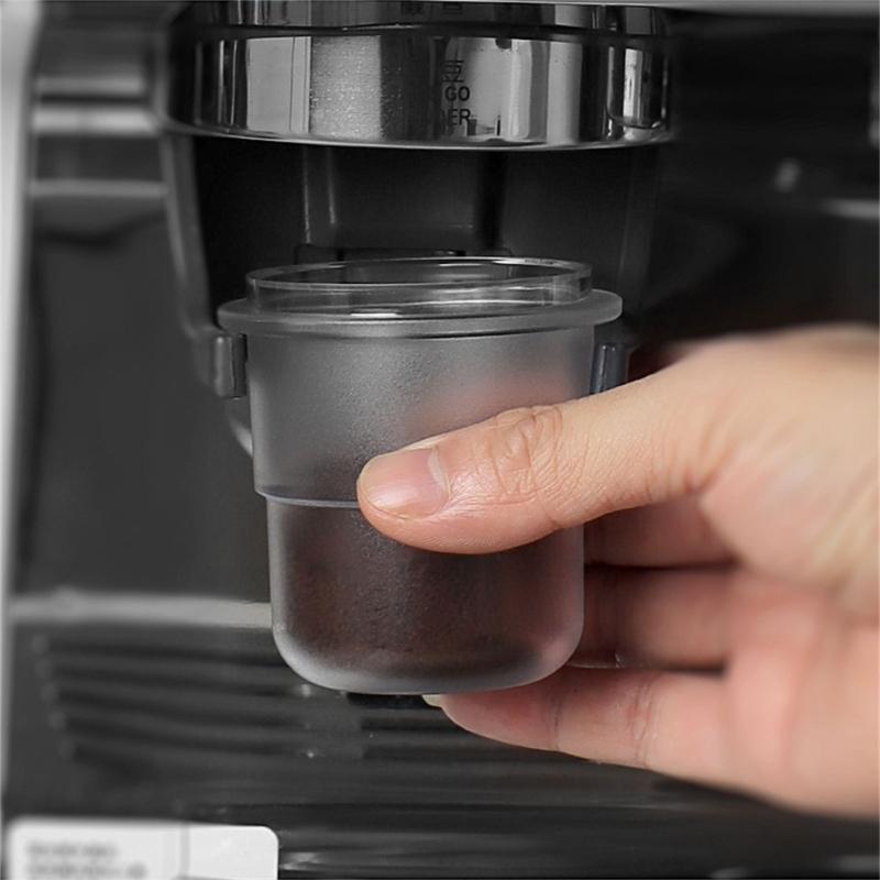 Coffee Dosing Cups Dose Cups Plastic Coffee Machine Handle Dosing Cups Mugs Perfect for Milktea Shops Homes Coffee Shops