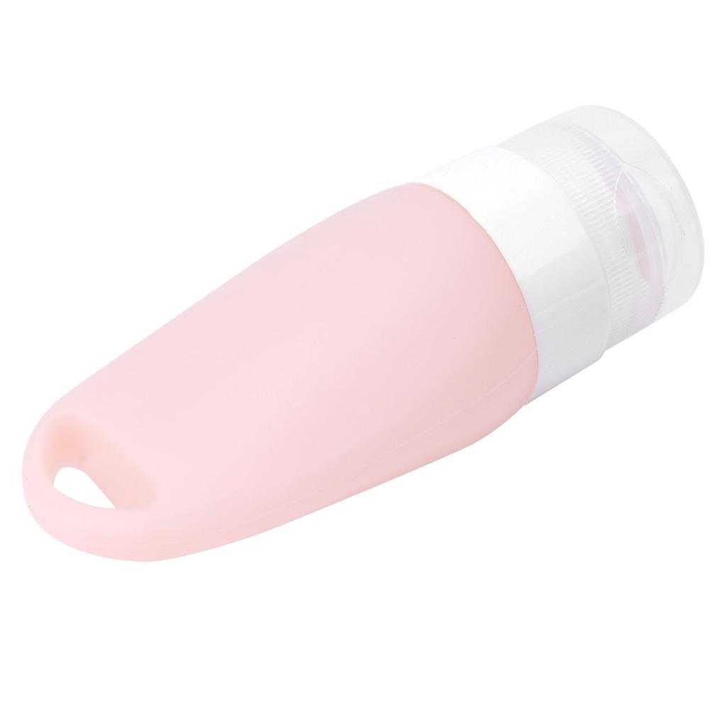 Silikonflasche Tragbar Leer Shampoo Lotion Flaschenbehälter für Outdoor-Reisen und ZuhauseRosa