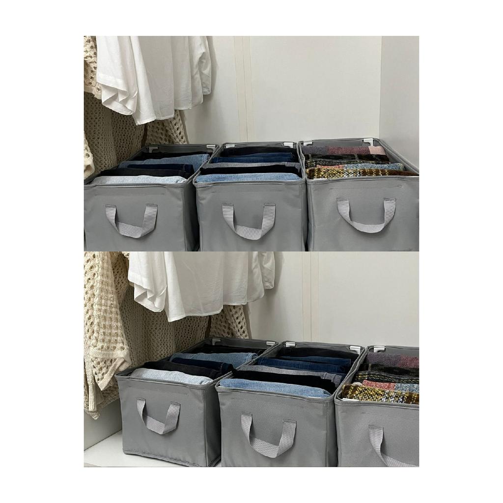 1 Closet Organizer Shelf Organizer Storage Foldable Clothes Organizer 45x25x20