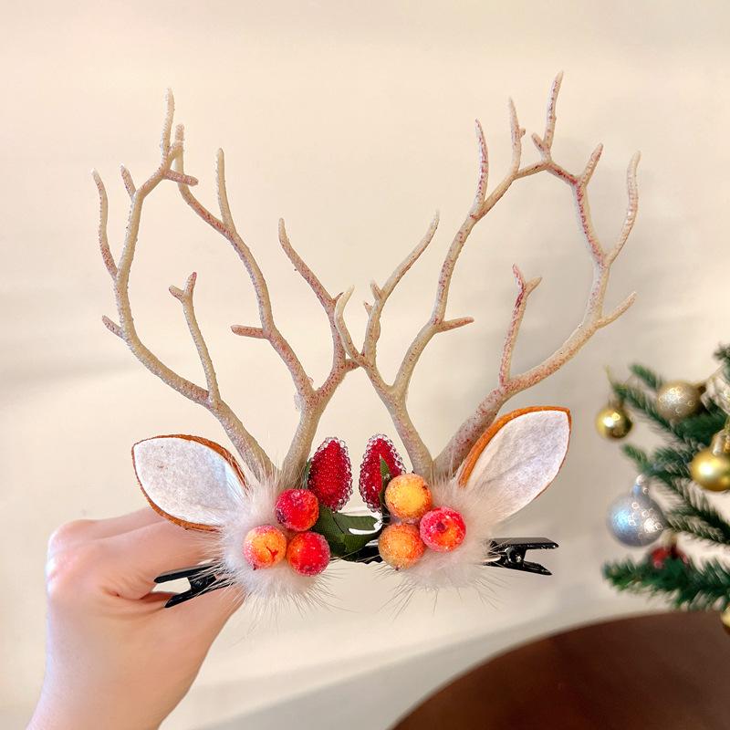 

Kids Christmas Antler Headband with Lights - Cute Holiday Hair Accessory