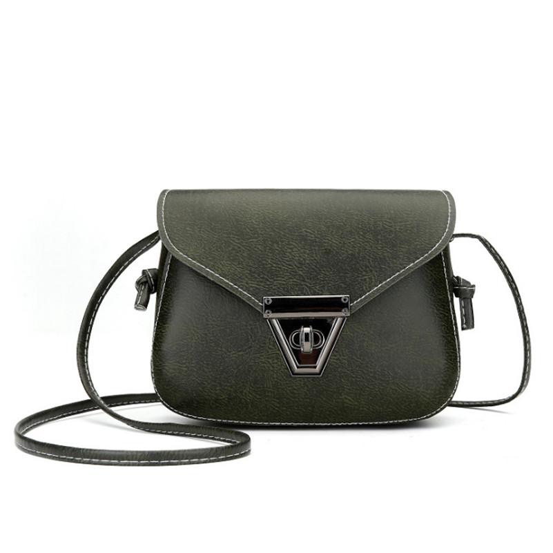 Stylish And Versatile 2018 Women's Pu Leather Messenger Shoulder Bag In 10 Colors