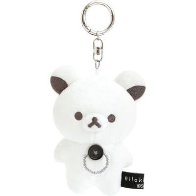 MV73801 Rilakkuma BASIC RILAKKUMA MONOCHROME Hanging Plush Toy Korilakkuma