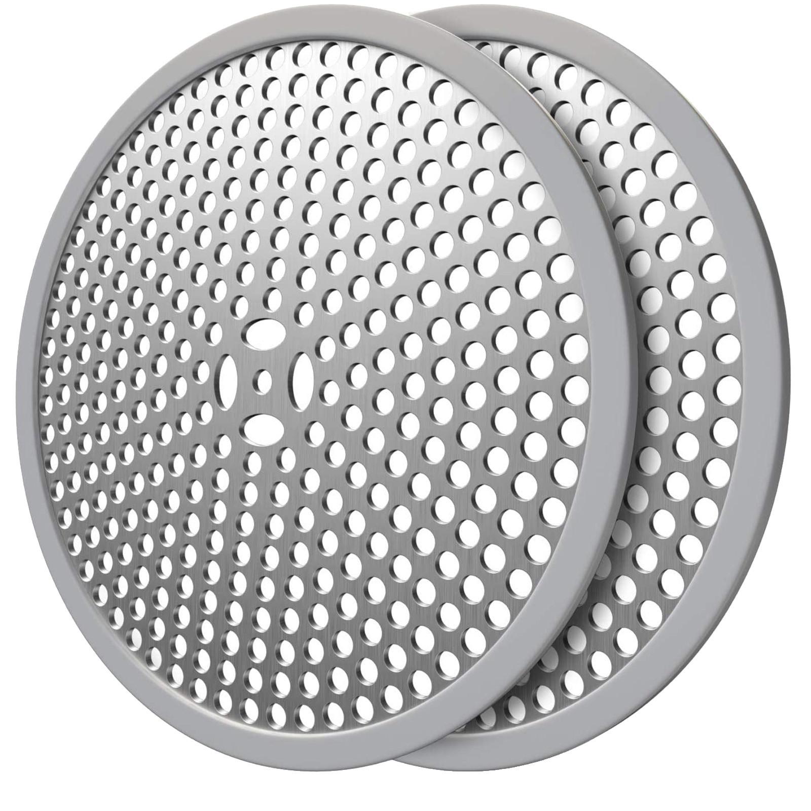 

Улавливатель волос для душа, ванны, фиксатор волос, легкоочищаемый фильтр-сифон для ванной комнаты и кухонной раковины - нержавеющая сталь One size серебряный