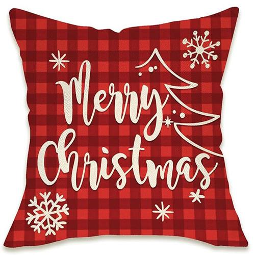 Christmas Delights: Let It Snow, Merry Christmas Pillowcases with Festive Designs Sofas, Bedroom Pillow Covers, Holiday Gifts