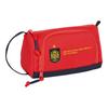 Royal Spanish Football Federation-RFEF School Pencil Case Blue Red 20 X 11 X 8.5 Cm