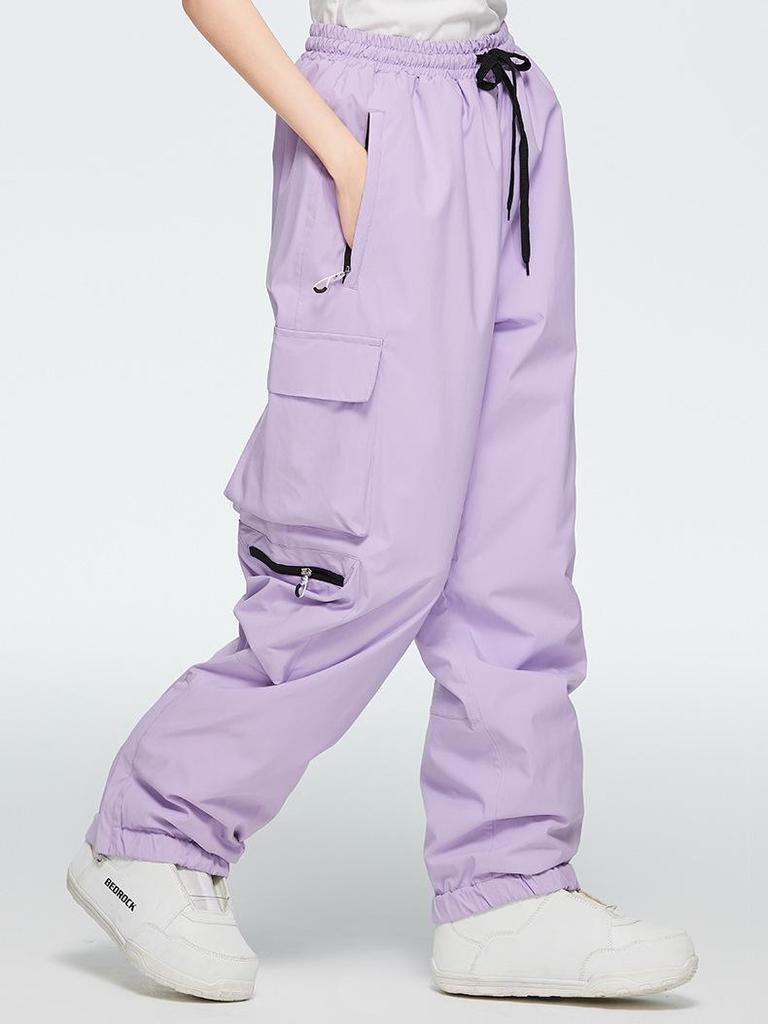 Unisex Ski Pants 2024-25: Windproof, Waterproof, Insulated for Outdoor Snowboarding