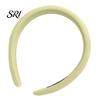 Korean Style Headband Women Comfortable Fit Thickened Sponge Filling Hair Hoop Non-strangling Candy Color Head Shape Fitting Accessory Padded