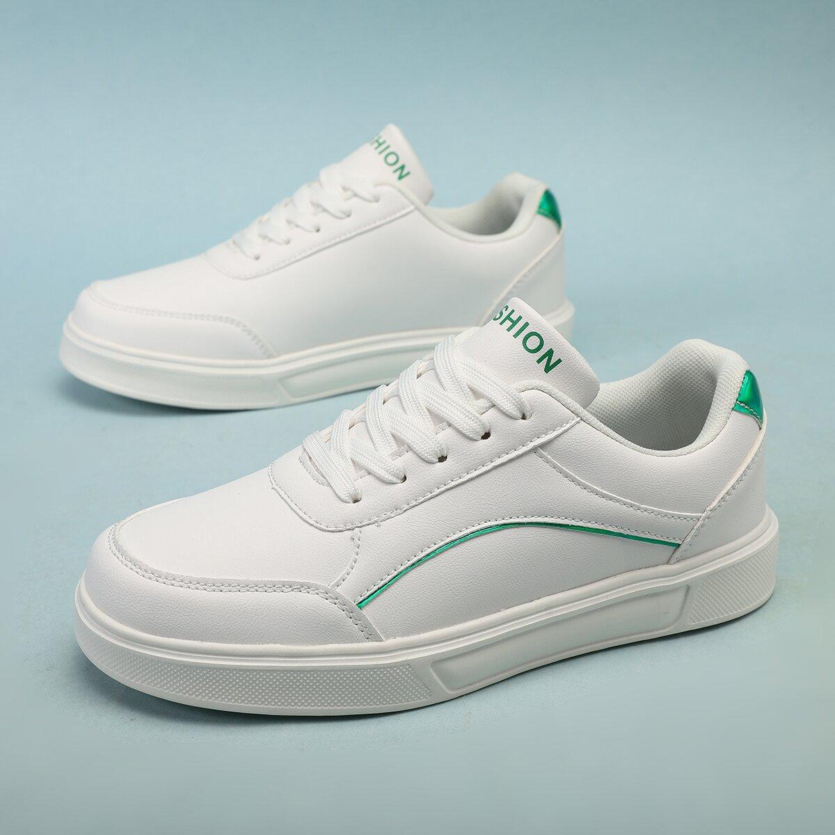 

Fashion Platform Womens White Casual Sneakers Autumn New Comfortable Soft Flats Shoes Student Board Shoes Walking Footwear Zapatos Mujer 42 зелёный