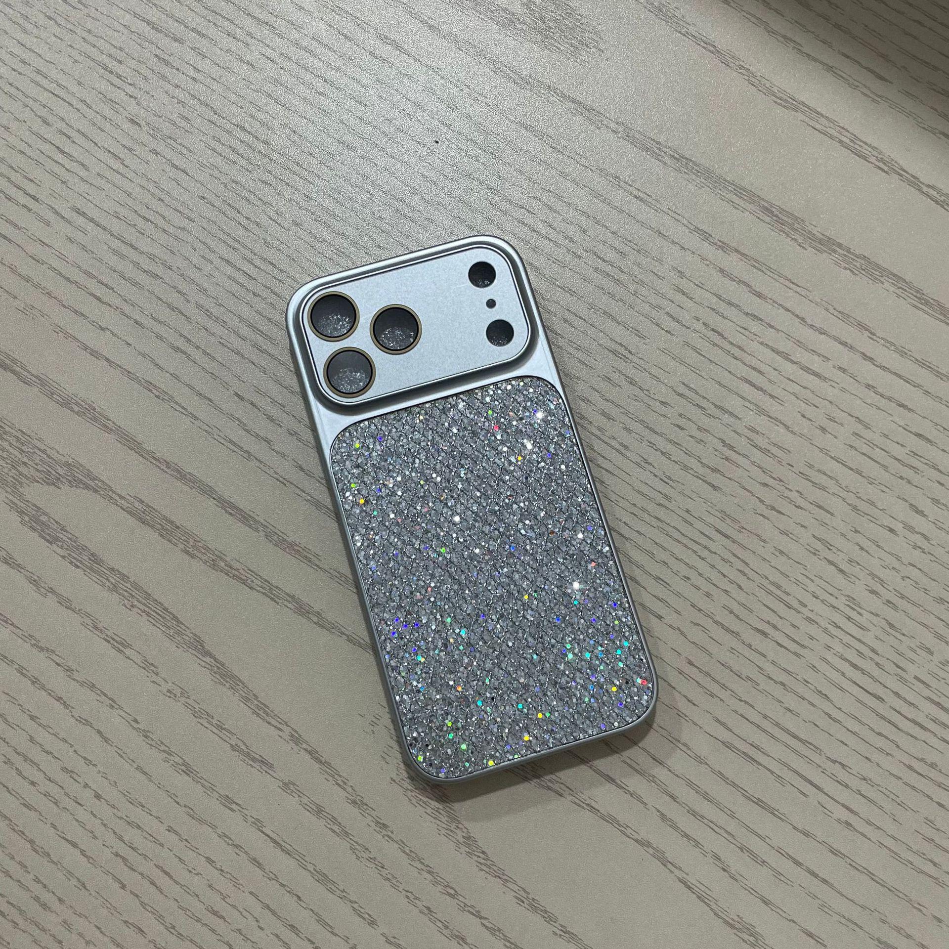 

Elegant Solid Color Sequin Case for Apple iPhone 14/15Pro/16Pro/17ProMax iPhone 13 Pro Max