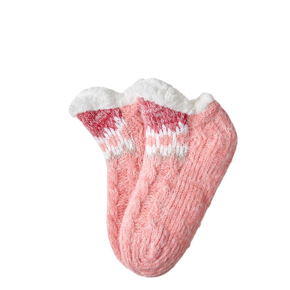 Plush Slippers Socks Anti Slip Thick Thermal Socks Fashion Winter Fleece Socks  Winter