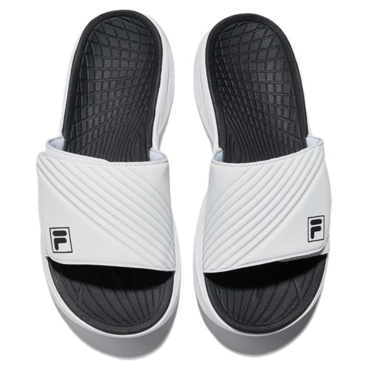 FILA Float SL Comfortable Versatile Anti-Friction Slide Sandals Unisex sandals White 1SM02773H100