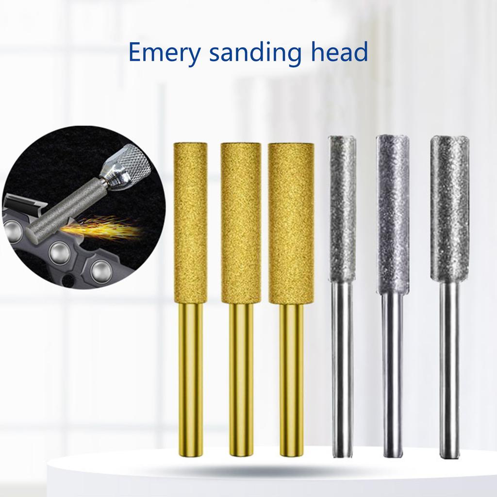 12 Stück Diamantfräser Schleifstein Kopf Geeignet für Kettensägenschneidekette Elektrische Feile mit Hoher Effizienz und Haltbarkeit