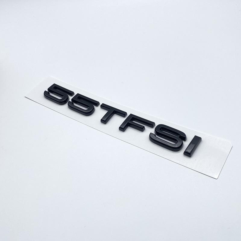 Chrome Glossy Black ABS Letters Numbers 30TFSI 35TFSI 40TFSI 45TFSI 50TFSI Emblem for Audi A3 Car Rear Trunk Logo Sticker