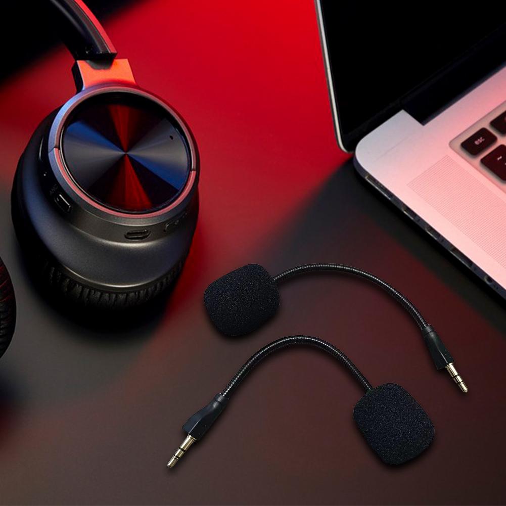 Replacement 3.5mm Microphone E-Sports Game Headset Mic Bendable Game Microphone Flexible Microphone for Logitech G PRO G PRO X