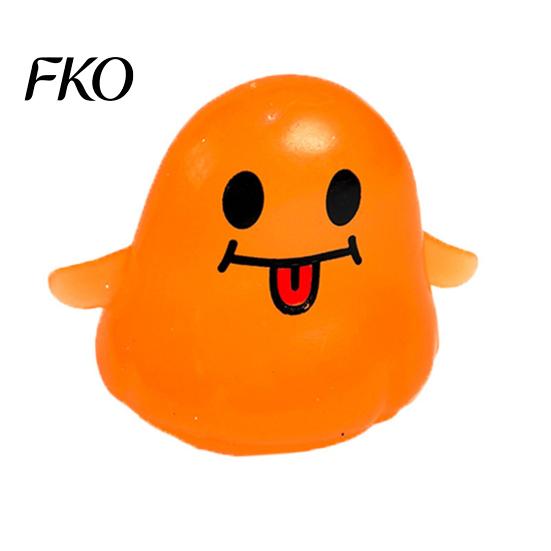 Soft Ghost Toy Halloween Stress Relief Toy, Spooky Squeeze Sensory Toys Cartoon Party Favors for Adults and Kids
