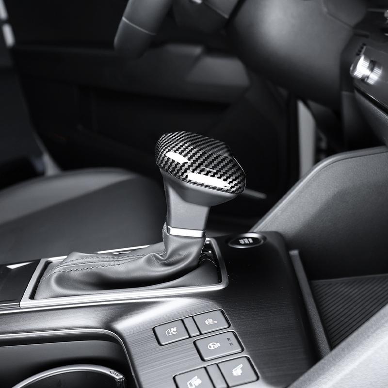 Kohlefaser-Konsolen-Schalthebelkopf-Abdeckung für Kia Sportage NQ5 2026/Kia K4 Zubehör LHD/RHD
