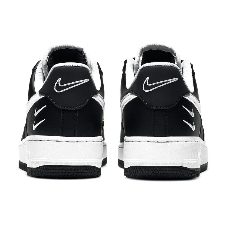 Nike Air Force 1 07 LV8 Double Swoosh - Black White Men Sneakers CT2300-001