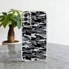 Camouflage  Phone Case Transparent Silicone Soft For SamsungA10,12,20,21S,30,31,40,50,51,52,70,71
