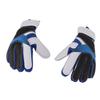 Soccer Gloves Breathable Anti Slip Wear Resistant Thickened Blue Goalkeeper Gloves for Kids