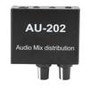 3.5mm Stereo Mixer Independent Volume Control Headphone Mixer  For Headphone