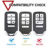 For Honda HRV CRV Passport Accord Civic Pilot 2016  5 Button Remote Car Key Fob Cover Silicone Protective Case Holder Shell