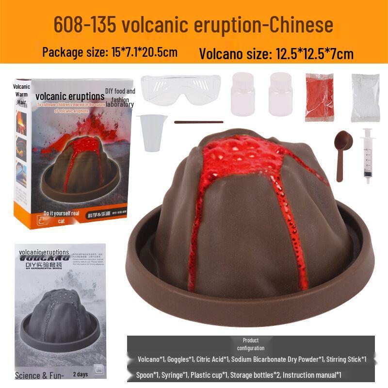 Volcanic Eruption Science Experiment Set for Kids