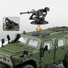 1:20 Dongfeng MS Off-road Armored Vehicle Model Sound Light Pull Back Simulation Alloy Military Model Car Diecast Toy Boy Gift