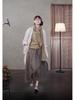Summer Retro Slimming Linen Lapel Shirt for Women