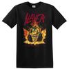 Skull Fire Graphic T Shirt Heavy Metal Design for Concert Lovers Tee